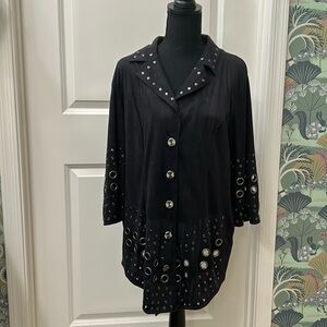NWOT Biker Top Jacket XL